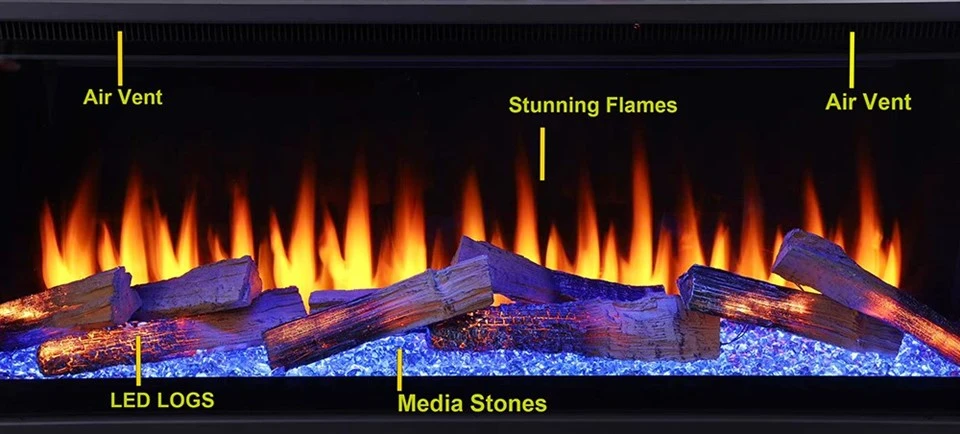 Built-in Electric Fireplace 50inch Built-in Electric Fireplace 50inch