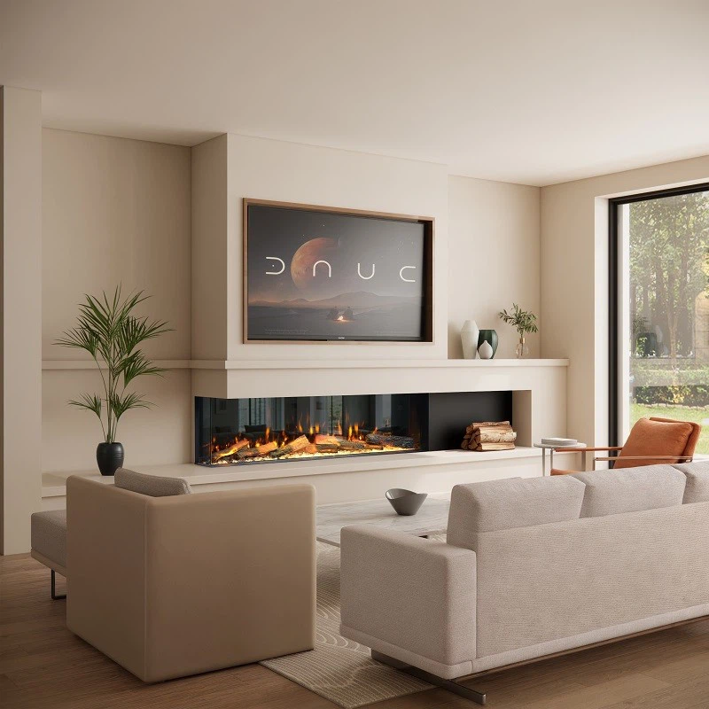 Luxury Series 3 Sided Electric Fireplace best